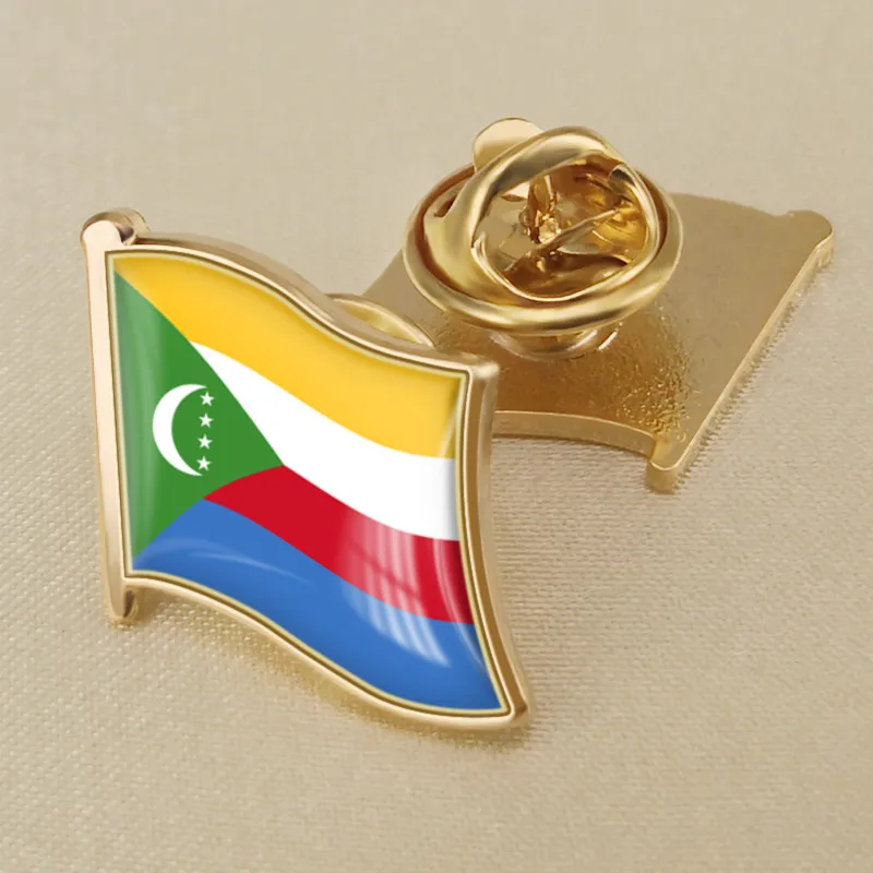 

Comoros Single Flag Lapel Pins