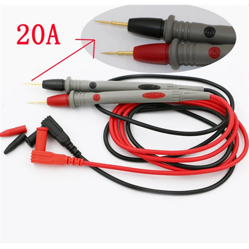 8.1 pair Test Leads 1000V 20A Digital Multimeters Pen Copper Needles