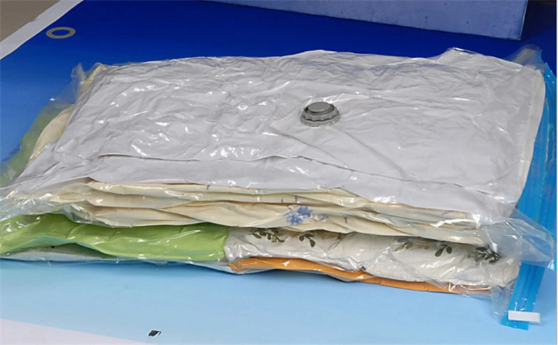 Вакуумный мешок для хранения дома Органайзер прозрачная граница складной органайзер для одежды уплотнение сжатого путешествия Экономия пространства пакет