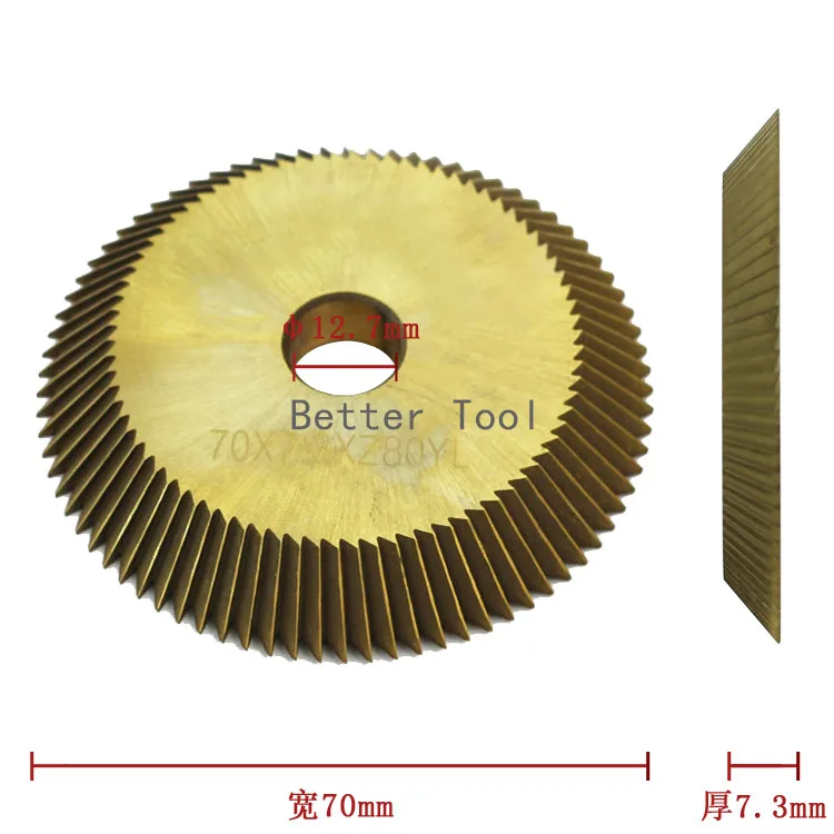 12,7x70x7,3 мм ключевой режущий диск как горизонтальный станок для изготовления ключей диск обрезчик для слесаря инструменты