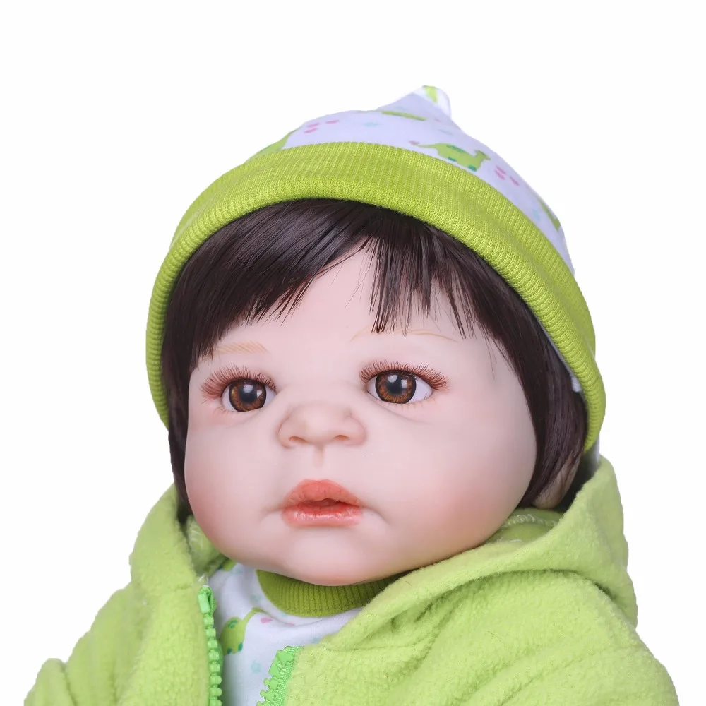 NPK 23 ''реалистичные полностью силиконовые тела Reborn Baby Menina Alive Новорожденные куклы полный Vinylgifts для девочек Дети Playmates Ванна