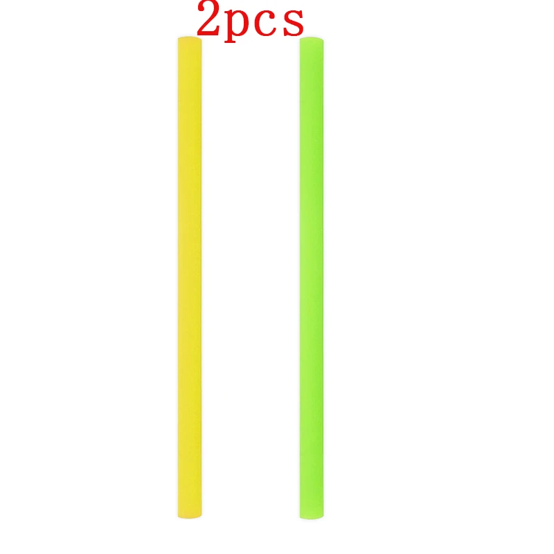 1/2/3PCS Reusable Metal Drinking Straws Silicone Sturdy Straight Drinks Straw with Cleaning Brush Bar Party Accessory - Цвет: 2pcs