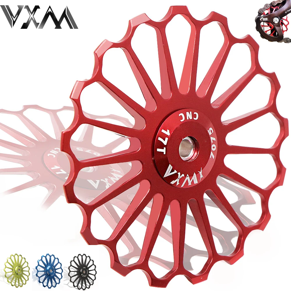 VXM 자전거 뒷 변속기 자키 휠로드 MTB 가이드 자전거 도자기 11T 12T 13T 14T 15T 16T 17T 베어링 자전거 자키 휠