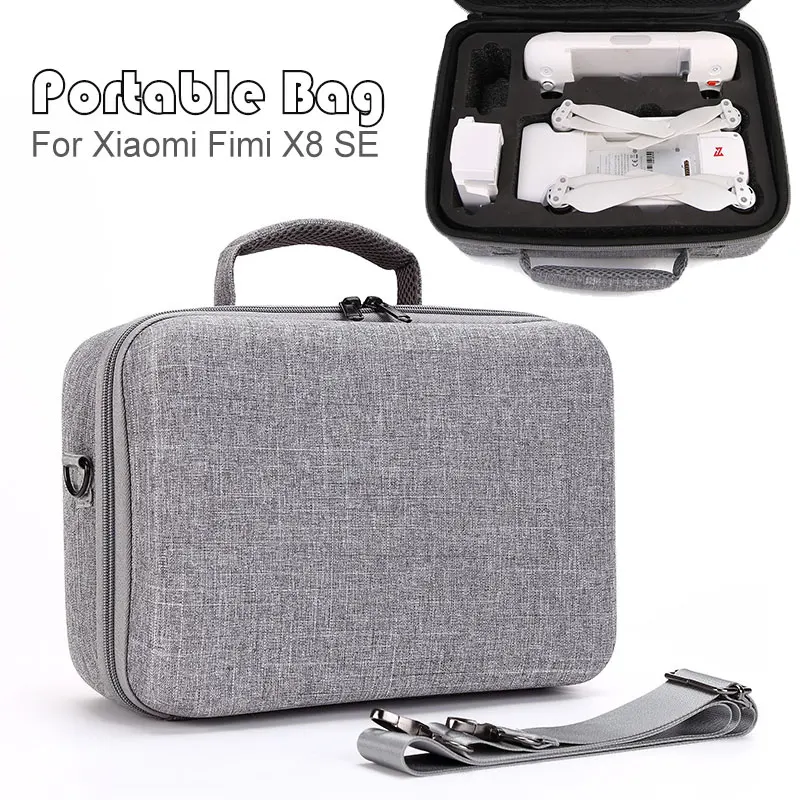 

Fimi X8 SE Drone Bags EVA Hard Storage Case For Xiaomi Fimi X8 SE RC Quadcopter Carrying Portable Bag Protect Accessories