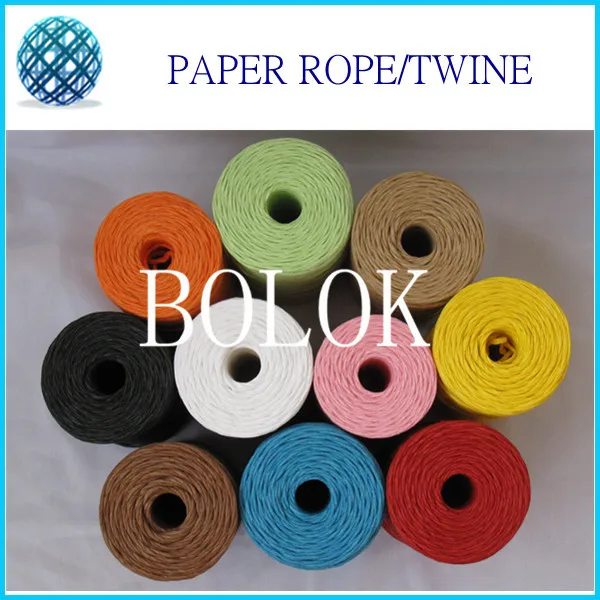 

2pcs/lot( 200 yards) mix colors raffia Paper String Paper Twine Paper Raffia For gift wrap