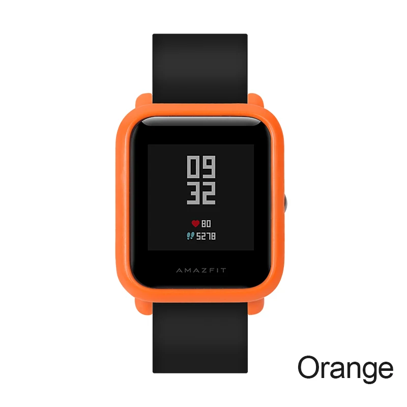 Sikai для Xiaomi huami Amazfit часы аксессуары корпус для huami Amazfit Bip бит молодежное издание(темп Lite) защитный чехол - Цвет: Orange