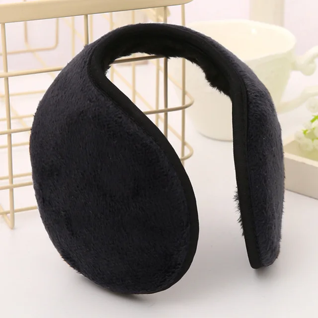 2/5pcs Mens Earmuffs Rear Wear Warm Male Ear Muffs Winter Soft Ear