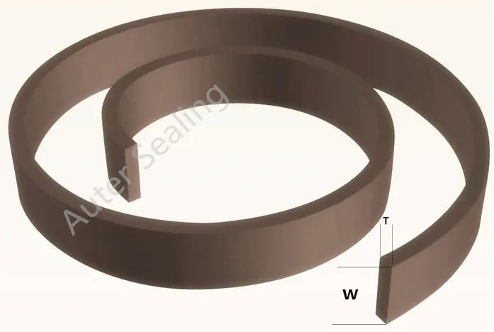 WR 12x2,5 PTFE износостойкая лента Зеленые гидравлические и пневматические цилиндры Уплотнение Промышленные детали опорное кольцо PTFE уплотнительное направляющее кольцо