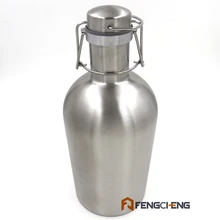 1/2 галлонов пива садовод, Еда Класс 304SS, 64 унц./1.9L, корабль пивной бар бутылки