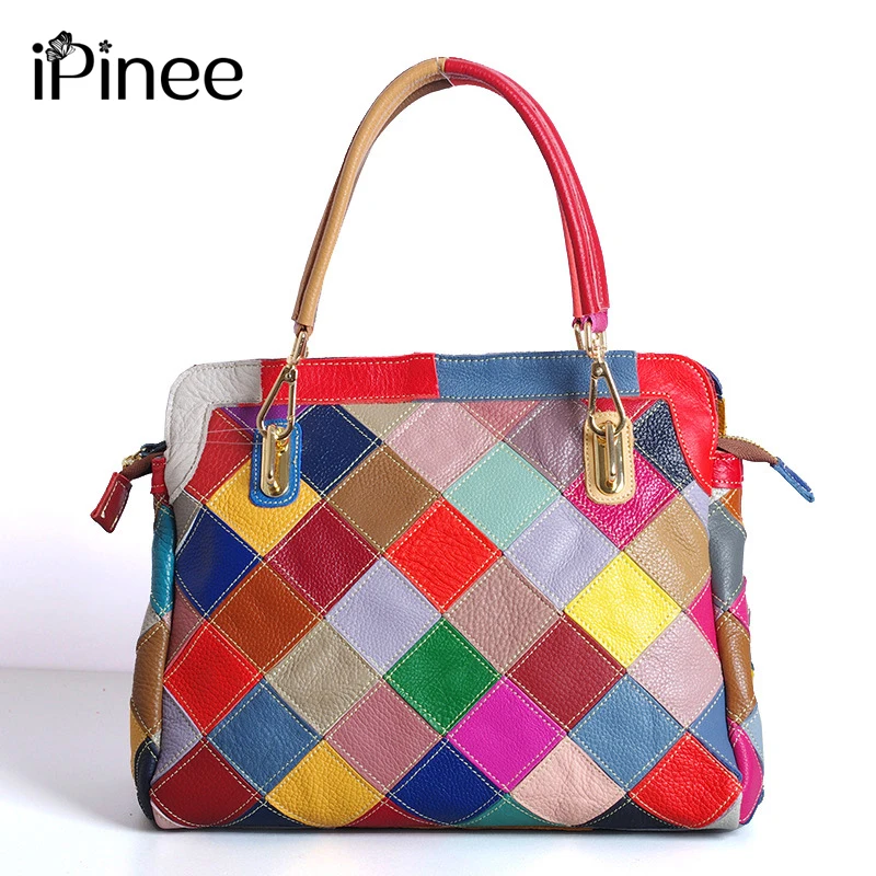 

iPinee Luxury Handbags Women Bags Designer Genuine Leather Fashion Shoulder Bag Sac a Main Marque Bolsas Ladies Casual Handbags