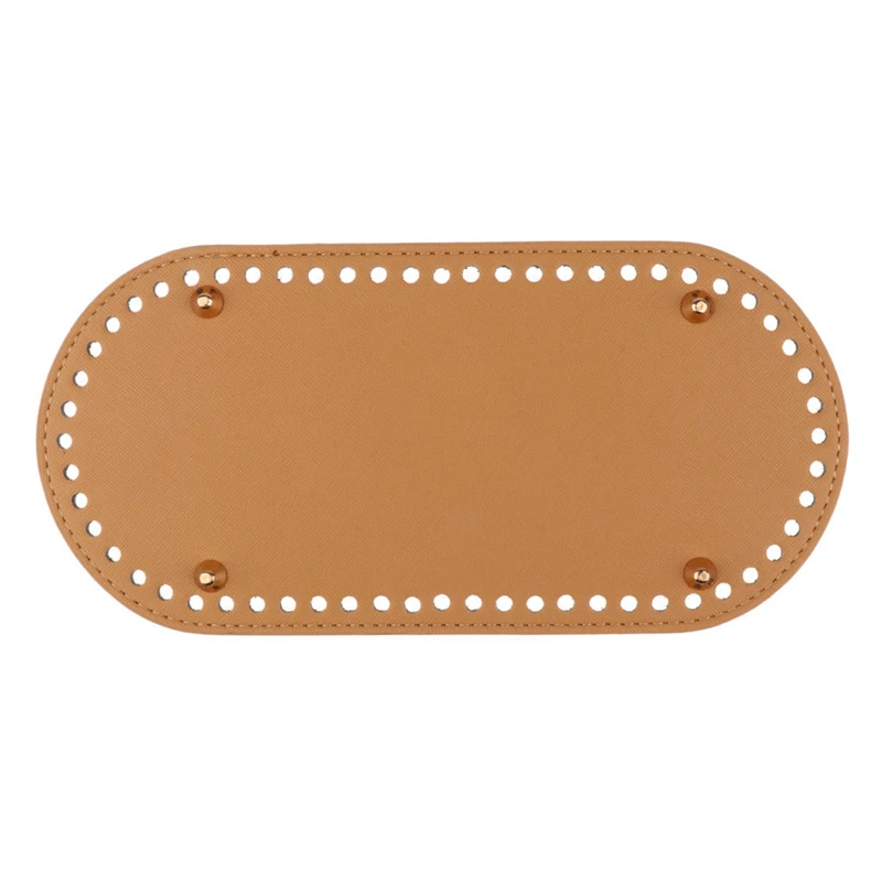KZBT008 женская сумка из искусственной кожи с овальным дном для вязания 25x12 см|Детали