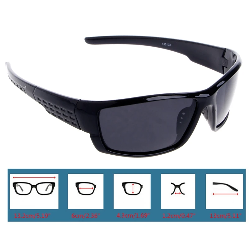 Новинка, 1 шт., мужские поляризованные солнцезащитные очки, для вождения, велоспорта, спортивные, для улицы, рыбалки, защитные очки, чехол