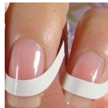 48 шт./упак. Французский маникюр-наклейки для ногтей полосы ногтей форма кончик пальца направляющие Стикеры DIY линии советы Стикеры s и отличительные знаки