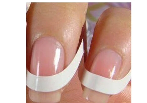 French Manicure Nail Strips - wide 9