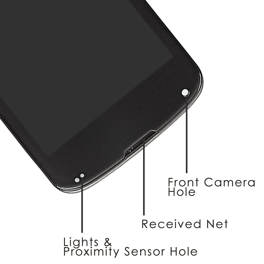 4,7 '' протестированный сенсорный экран с рамкой дигитайзер для LG Nexus 4 E960 рамка сенсорного ЖК-экрана Замена ЖК-экрана