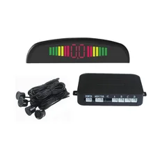 security simple raiblow LED display car parking sensor system with 4 pcs 22mm ultrosonic sensors reversing rear parking assist