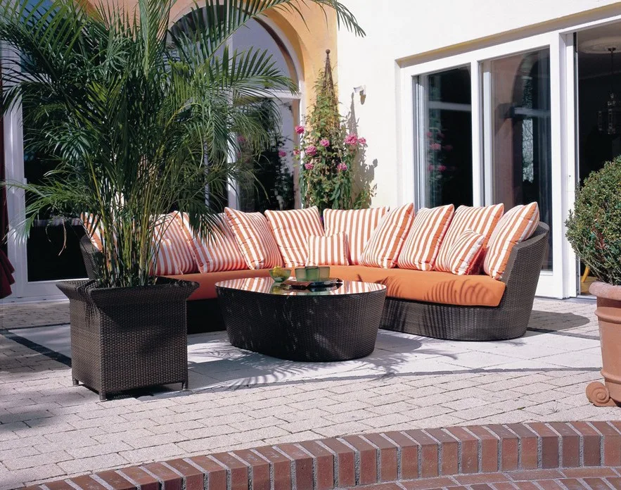Sigma New Design Outdoor Modern Bench Craft Rattan Furniture Sofa