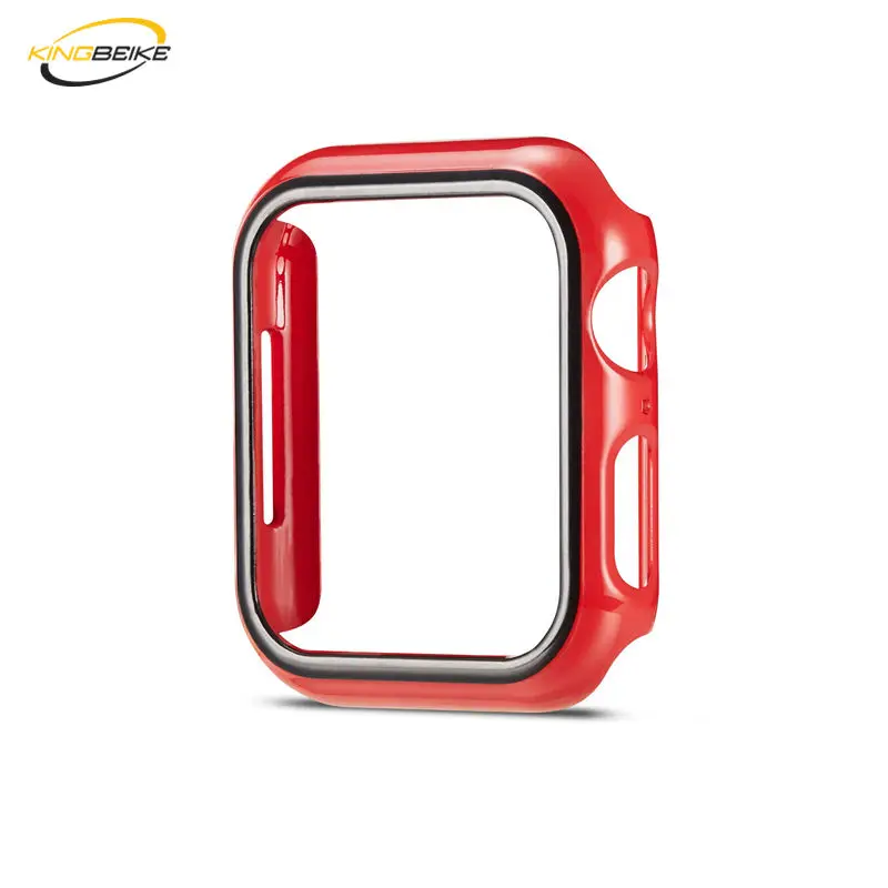 

KINGBEIKE 6 Colors Fashionable PC Watch Case For Apple Watch Series 4 Protective Frame For iWatch 40mm 44mm High Quality