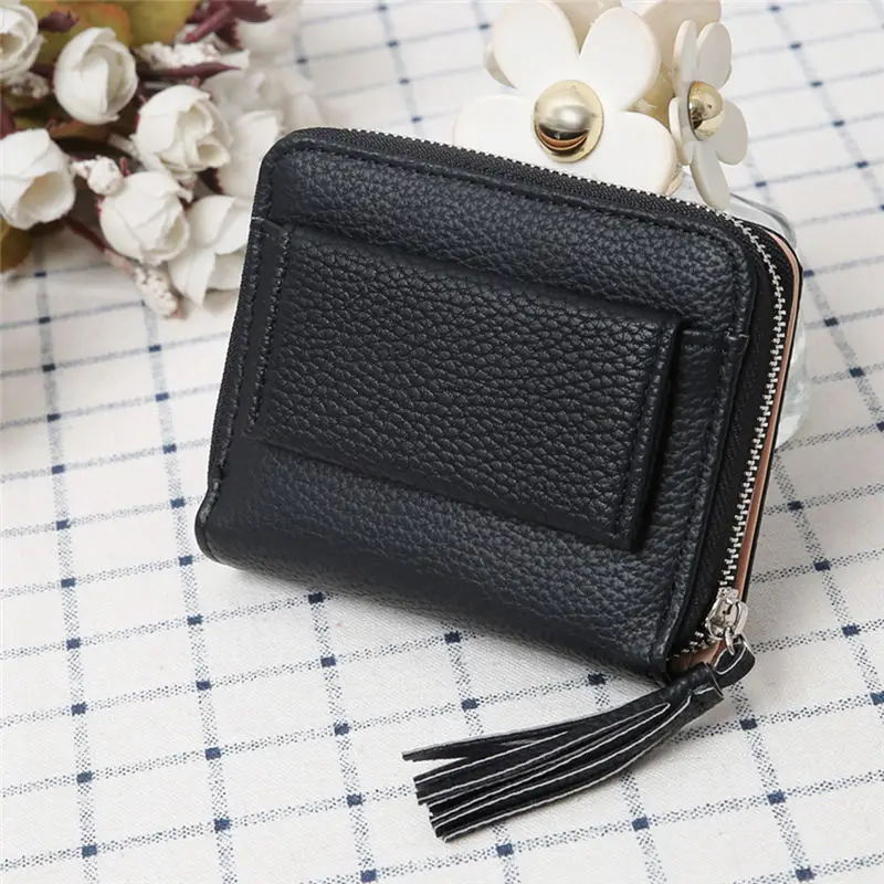Short Tassel Women's Wallets Multifunction Lady Mini Purse Card Coin Purse clutch portfel cuzdan billetera carteira 40MA1323