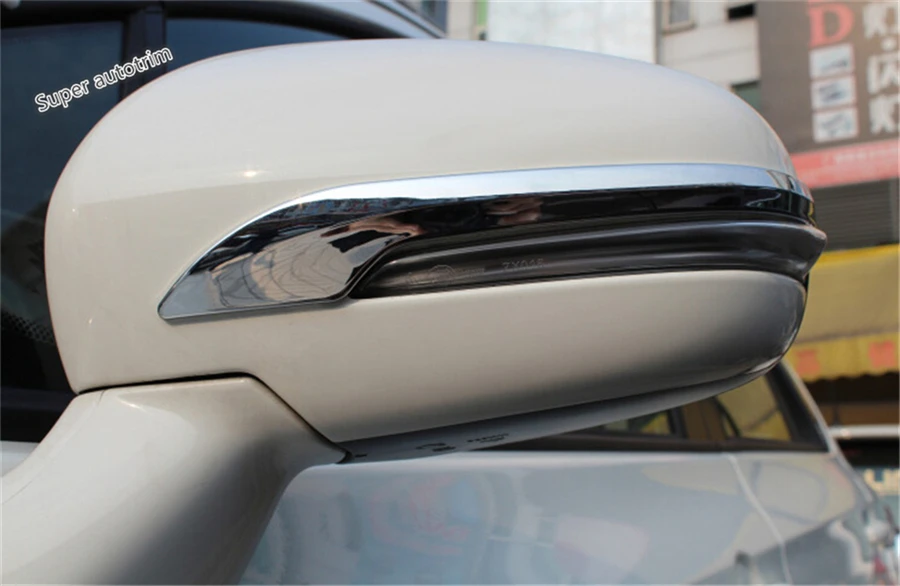 

Lapetus Rearview Mirror Protection Strip Cover Trim 2 Pcs For Suzuki Sx4 s-cross 2014 2015 2016 ABS Bright Chrome Accessories