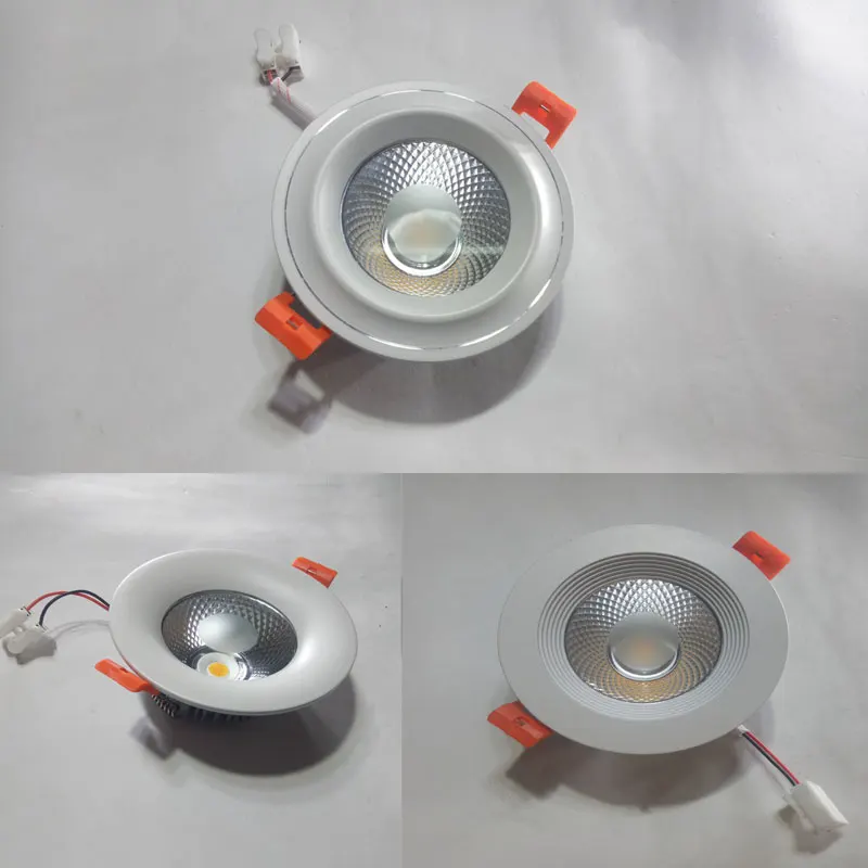 

AC220V COB LED downlight Dimmable 3W 5W 7W 10W 12W 15W Recessed 230V 240V plafond light aluminum Lamp LED techo dimbare Spot it