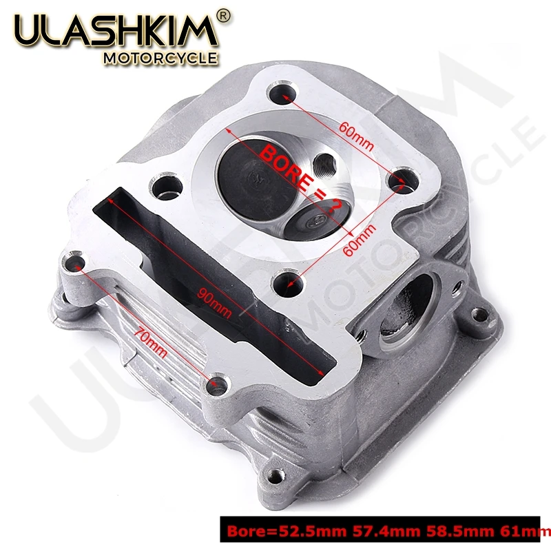 Части скутера мотоцикла PARTSGY6 125 150CC 157QMJ головка цилиндра для GY6 мопеда GO KART ATV SUNL