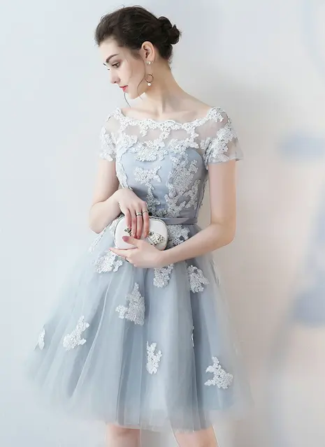Silver Cocktail Dresses