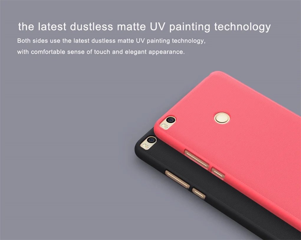 Xiaomi Mi Max 2 phone case Original NILLKIN Super Frosted Shield hard back phone case for Xiaomi Mi Max2 max 2 case with gift