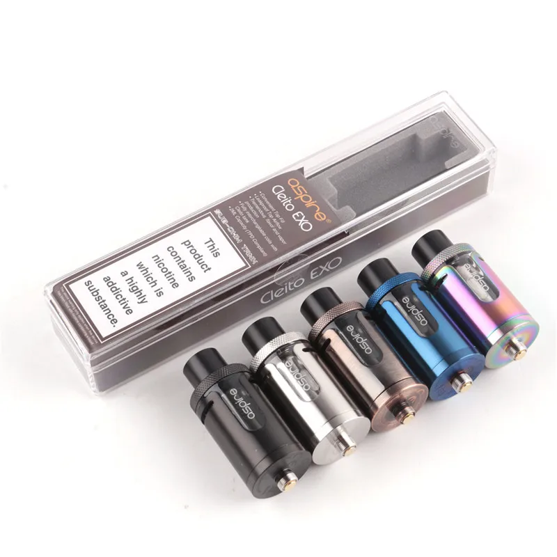 

Original Aspire Cleito EXO Tank 2 Top Filling Airflow Control Atomizer For 510 Thread Box Mod Electronic cigarette