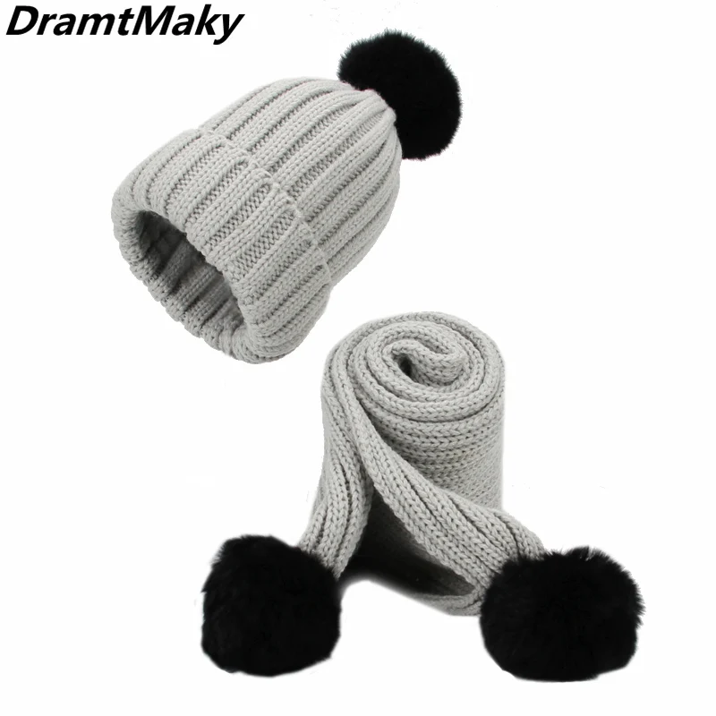 men's bobble hat and scarf set