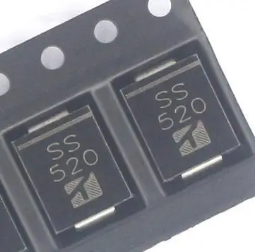 50 шт./лот новая фотосессия SR5200 SS520 SB5200 5A/200V диод Schottky SMC | Инструменты