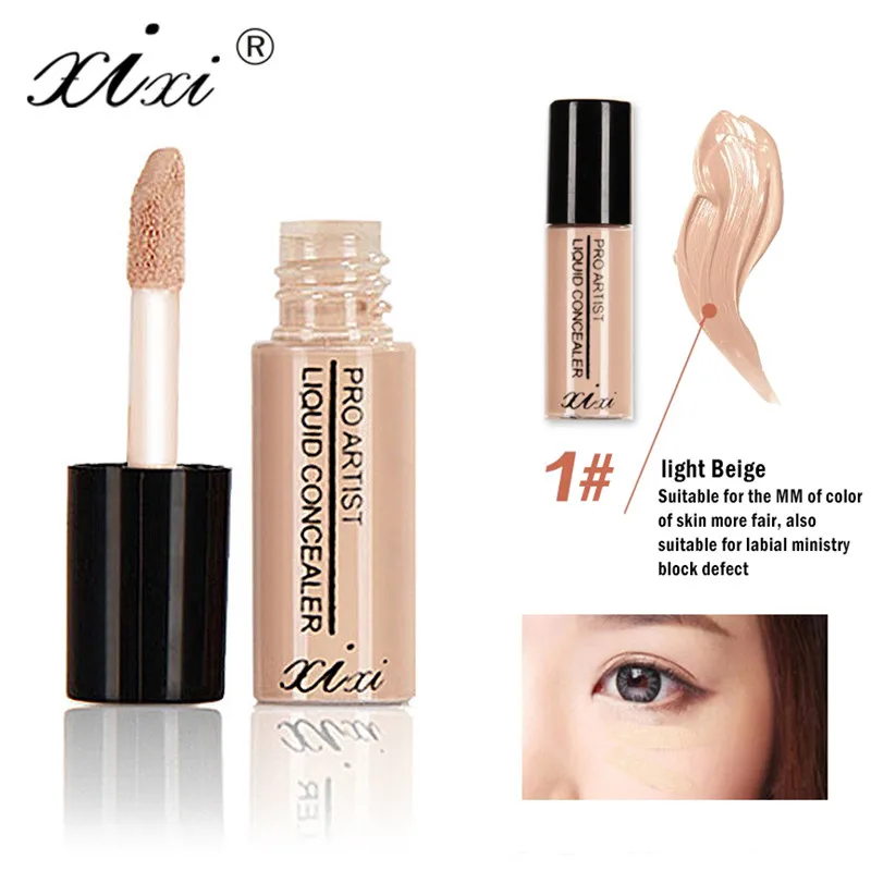

Pro Makeup Concealer Liquid Cover Dark Circles Freckles Acne Cream Base Foundation Artist Liquid Cosmetic Concealer TSLM2