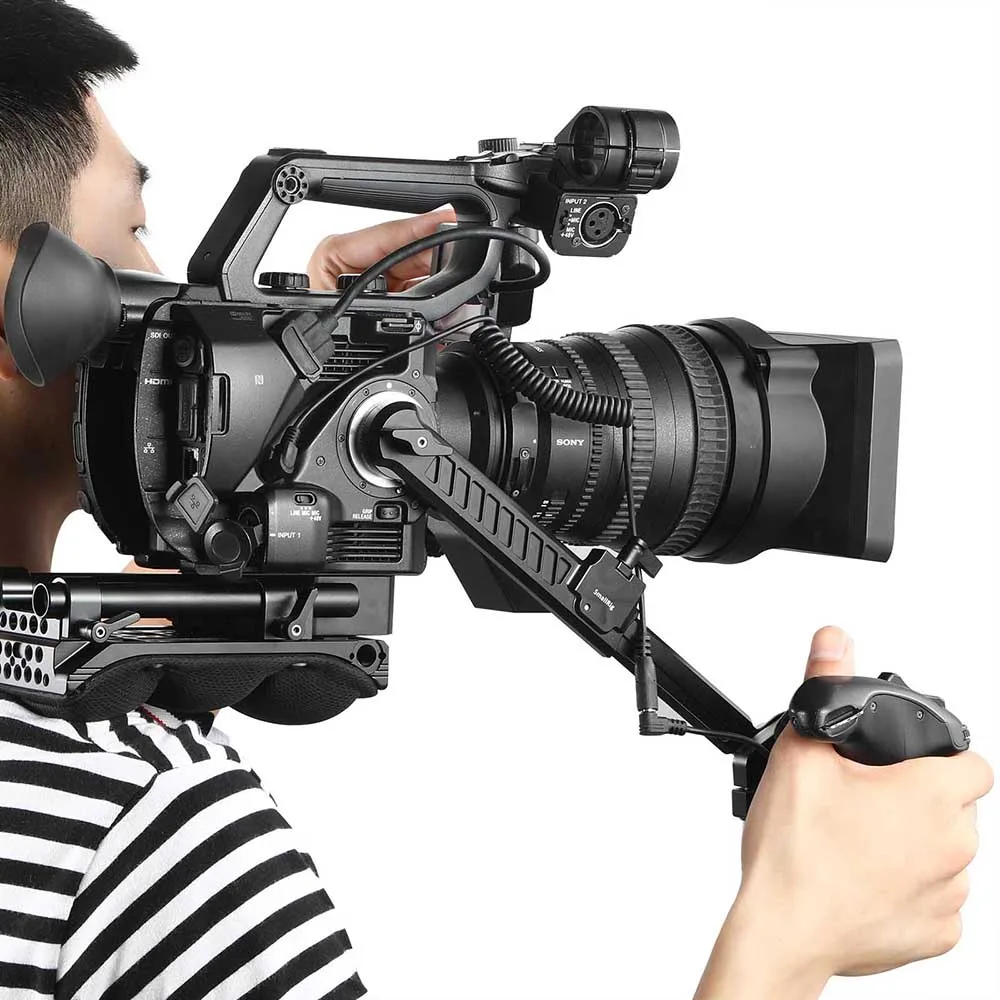 SmallRig для Sony FS5 рукоятки адаптер с ARRI Rosette + 2 5 мм LANC кабель удлинитель удлинителя