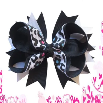 

20pcs BLESSING Happy Girl Boutique Hair Accessories 4.5" Gorgeous Bow Clip CS-B Free shipping