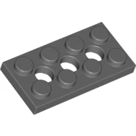 

Elements Brick Parts 3709b Plate 2x4 with 3 Holes Classic Piece Building Block Toy Accessory Bricklink S336