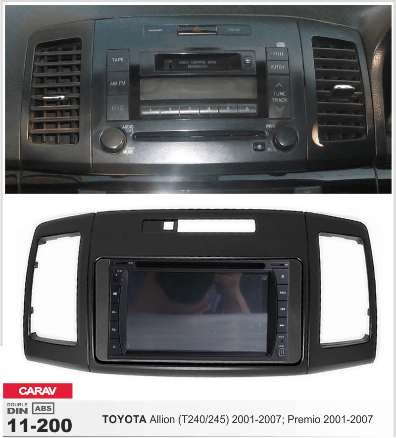 Navirider Android 8.0 radio tape recorder octa Core 4GB RAM 32GB rom (frame+DVD series) fit for TOYOTA ALLION Premio 2001-2007 Navirider Android 8.0 radio tape recorder octa Core 4GB RAM 32GB rom (frame+DVD series) fit for TOYOTA ALLION Premio 2001-2007