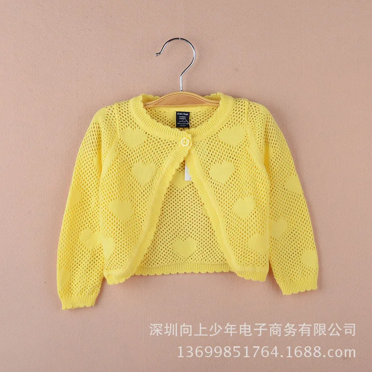 

Angel Girls Jacket Kids Cardigan Sweater Cute Cotton Pink Girls Outerwear for 1 2 4 6 8 Years Old 2019 Kids Clothes RKC195100