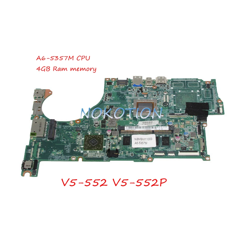 NOKOTION DA0ZRIMB8E0 NBMBM11003 NB MBM11 003 For font b Acer b font aspire V5 552 V5