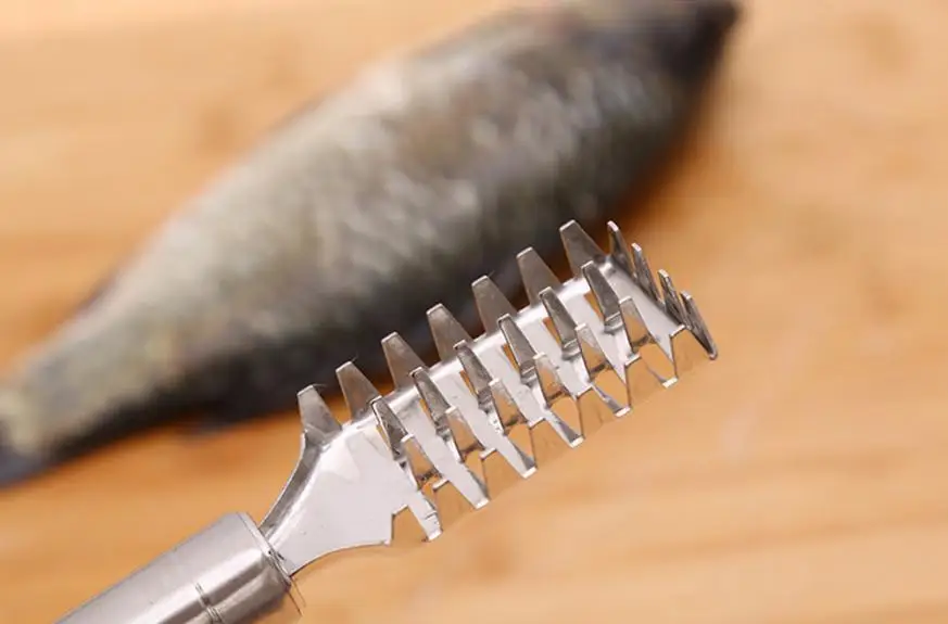 Нержавеющая сталь для удаления рыбьей чешуи очиститель скалер скребок кухонный инструмент для очистки початков кукурузы полезные счастливые продажи ap527
