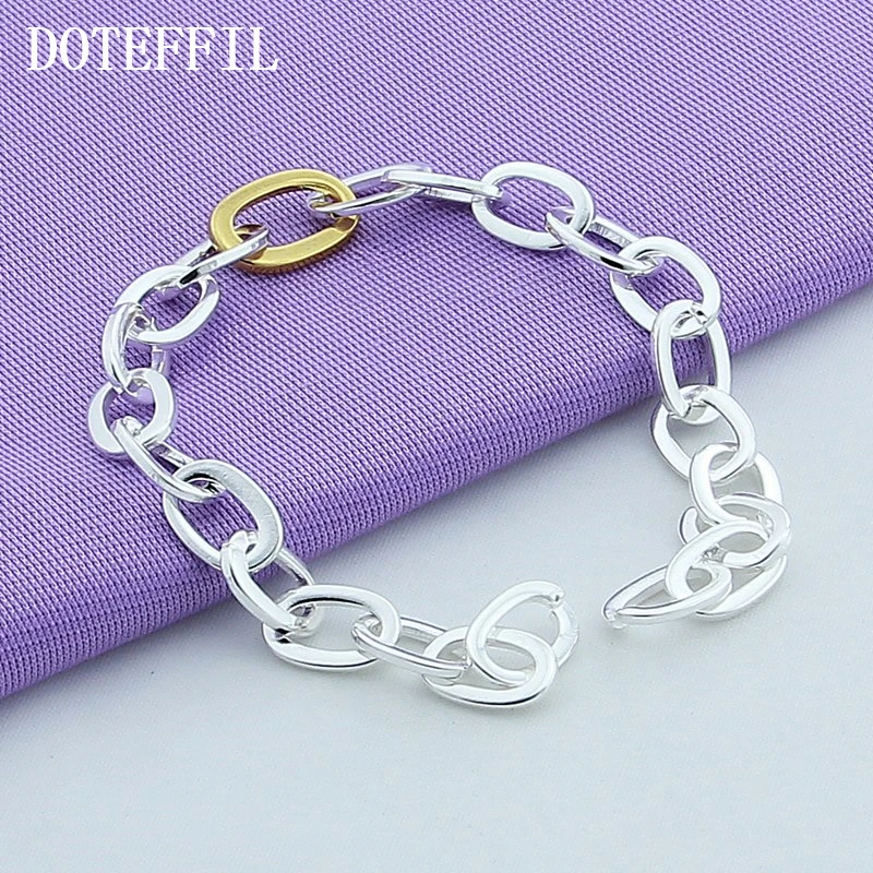 925 Sterling Silver Jewelry Fashion Jewelry Plated Silver Bracelet   Women
