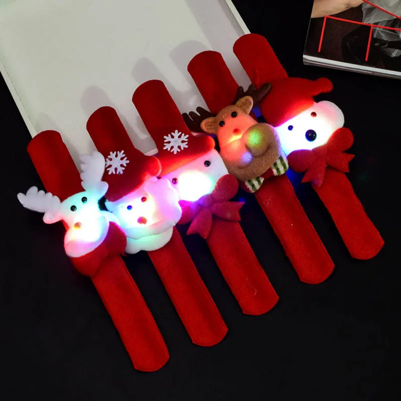 

Newly Christmas Headband Light Up Hat Glasses Pen Brooch Accessories Decoration For Party Holiday DAG-ship Free Shipping