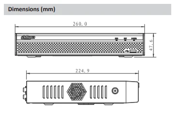  Dahua English Version 4k 4CH 8CH 16CH NVR Recorder NVR4104HS-4KS2 NVR4108HS-4KS2 NVR4116HS-4KS2 H.2