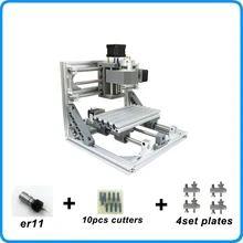 CNC 1610 with ER11 diy cnc engraving machine mini Pcb Milling Machine Wood Carving machine cnc