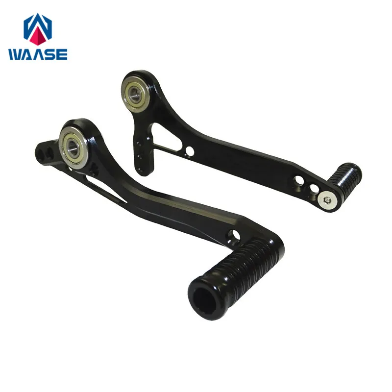 waase Motorcycle Adjustable Shift Pedal Lever & Brake Shifter Pedal
