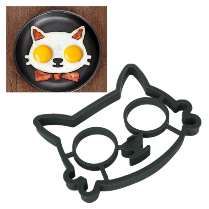 

Aomily Creative Cat Face Mould Egg Frying Cookie Cutter Cake Frame Mould Pastry Chocolate Biscuit Fondant Sugarcraft Baking Tool