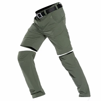 

Hiking Pants Men Outdoor Sports Camping Hunting Fishing Detachable Quick Drying Trousers Military Tactical Commuter Uniform Work