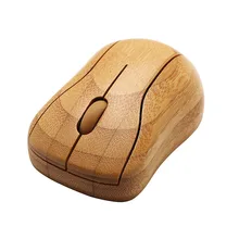 Бамбуковая Беспроводная оптическая мышь, защита окружающей среды, антирадиационная мышь, USB мышь 2,4 ГГц с мини-usb, с защитным ключом для ПК ноутбука