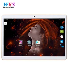 Free Shipping 10.1 inch Android 5.1 Smart tablet pc Octa 8 Core 3G 4G LTE RAM 4GB ROM 64GB 1280*800 IPS Kids Gift MID Tablets