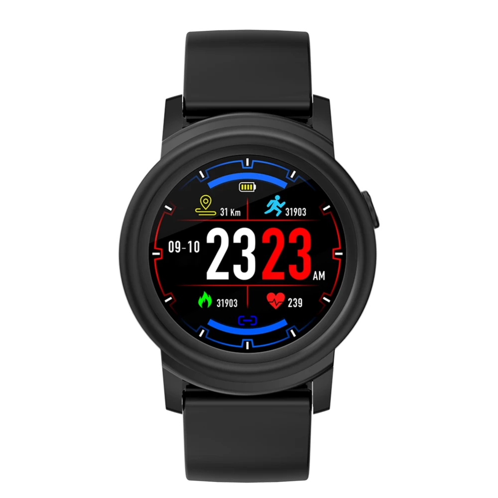 New DK02 HD large round screen color screen waterproof intelligent health blood pressure heart rate Bluetooth sports bracelet