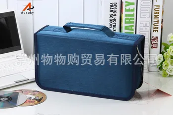 

A Ausuky Extra large Capacity 128 Disc Capacity DVD CD Case holder for Car Media Storage CD Bag -32